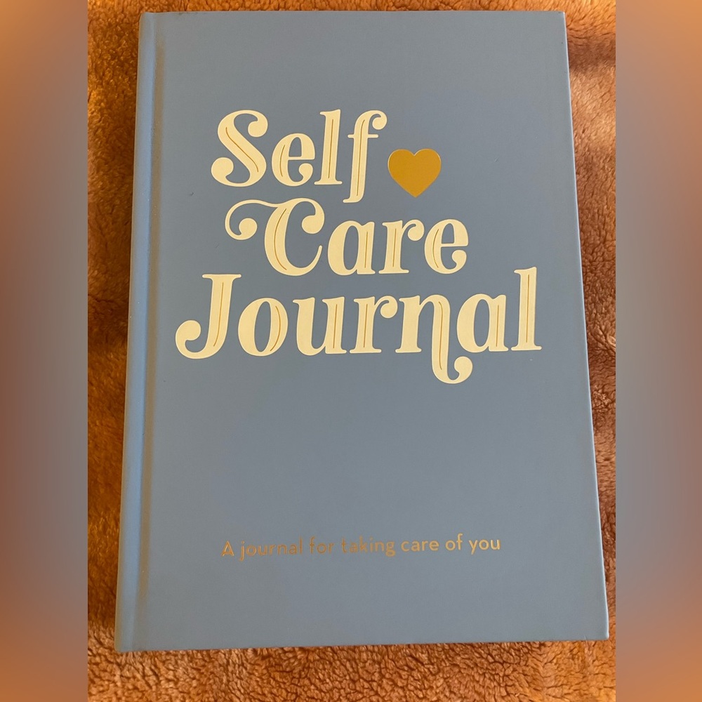 Elegant Blue Self Care Journal